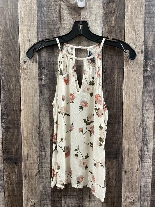 Top Sleeveless By American Eagle In Floral Print, Size: S