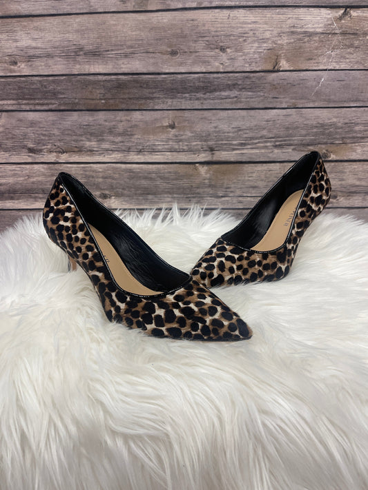 Shoes Heels Stiletto By Donald Pliner In Animal Print, Size: 8