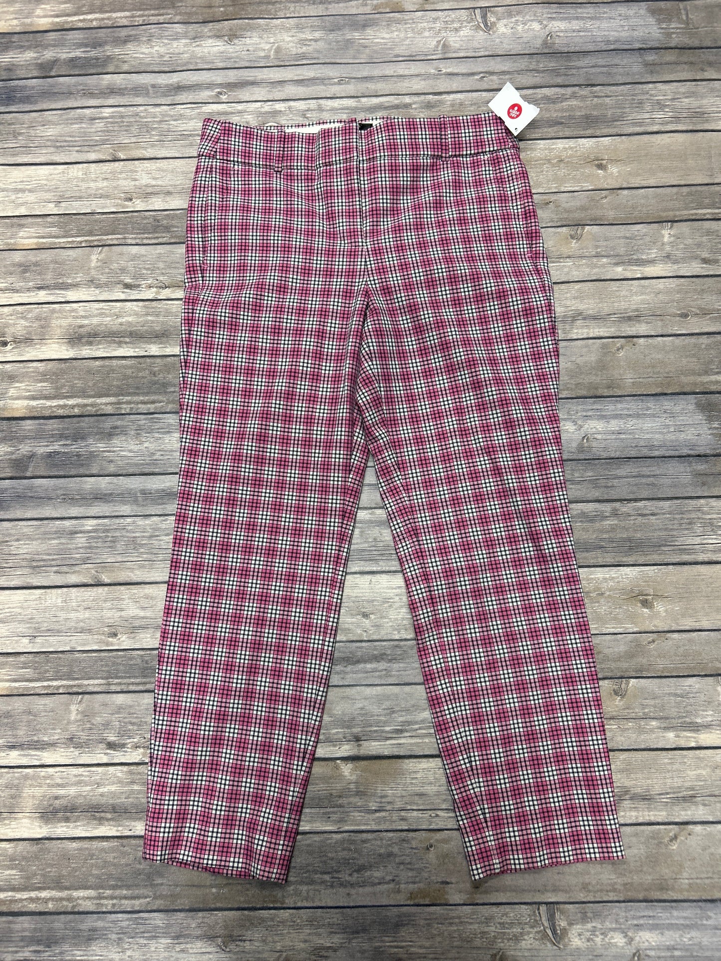 Pants Cropped By J. Crew In Plaid Pattern, Size: 8