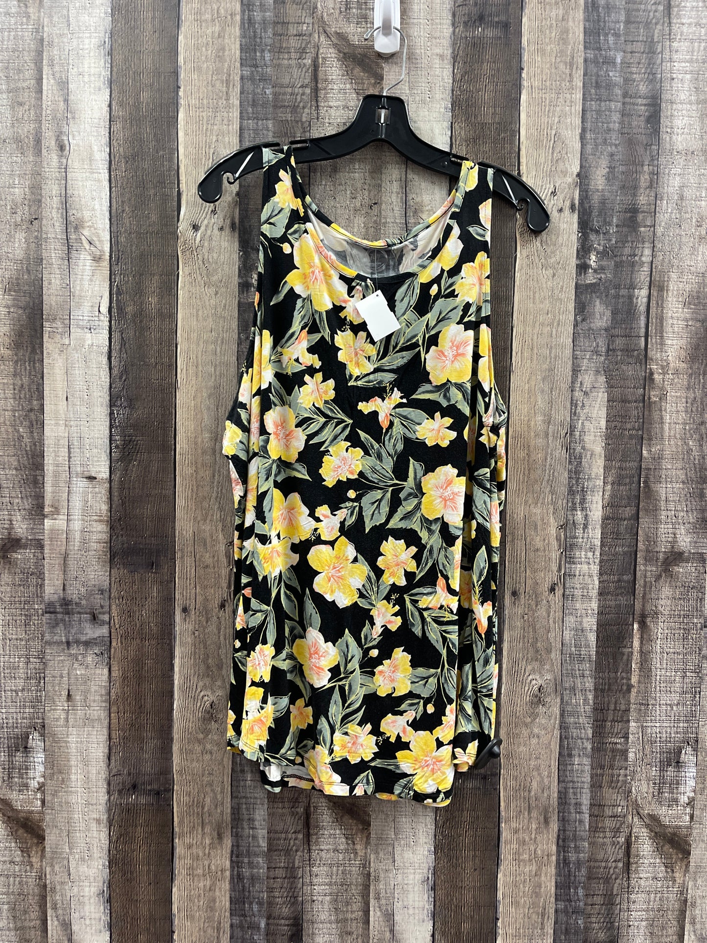 Floral Print Top Sleeveless Maurices, Size Xxl