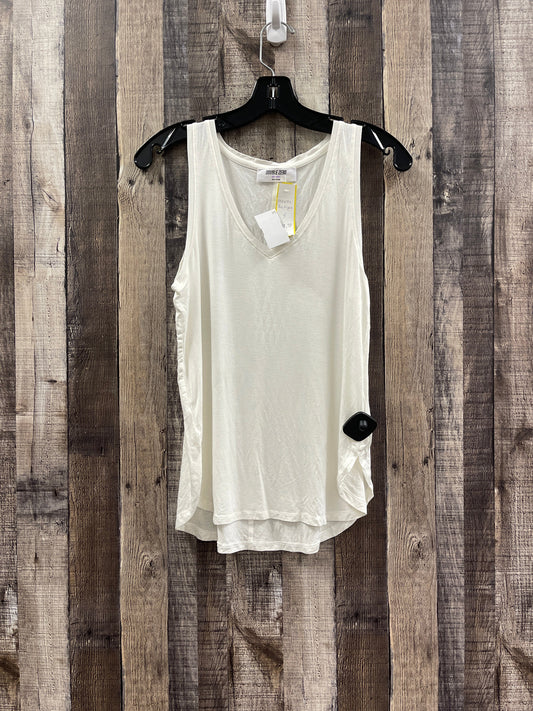 Top Sleeveless By Double Zero In White, Size: S