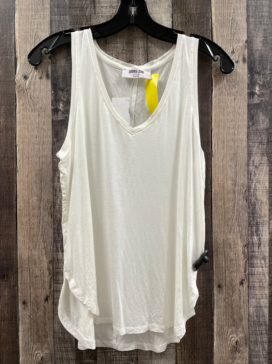 Top Sleeveless By Double Zero In White, Size: S