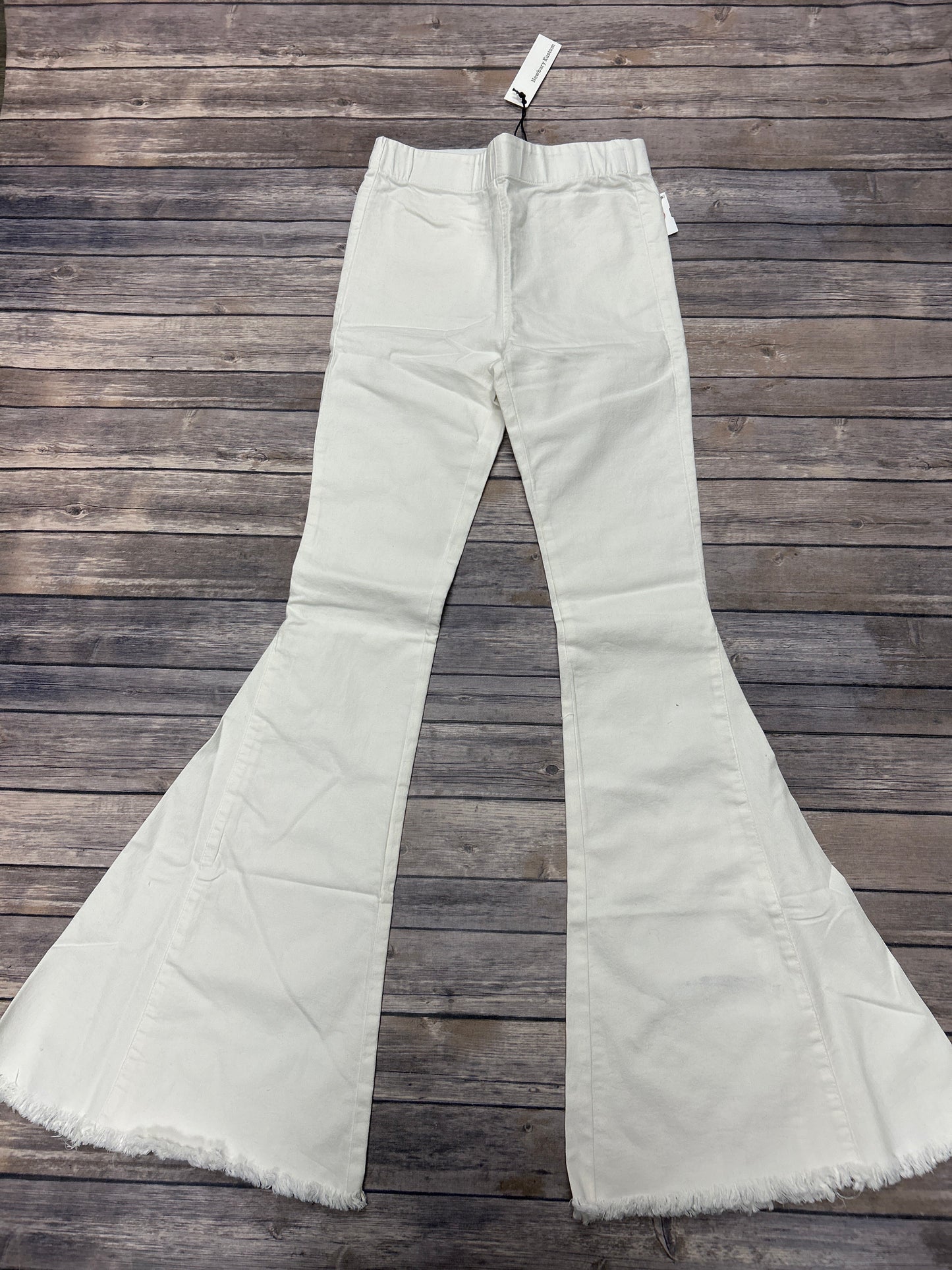 Pants Wide Leg By Newbury Kustom In White, Size: M