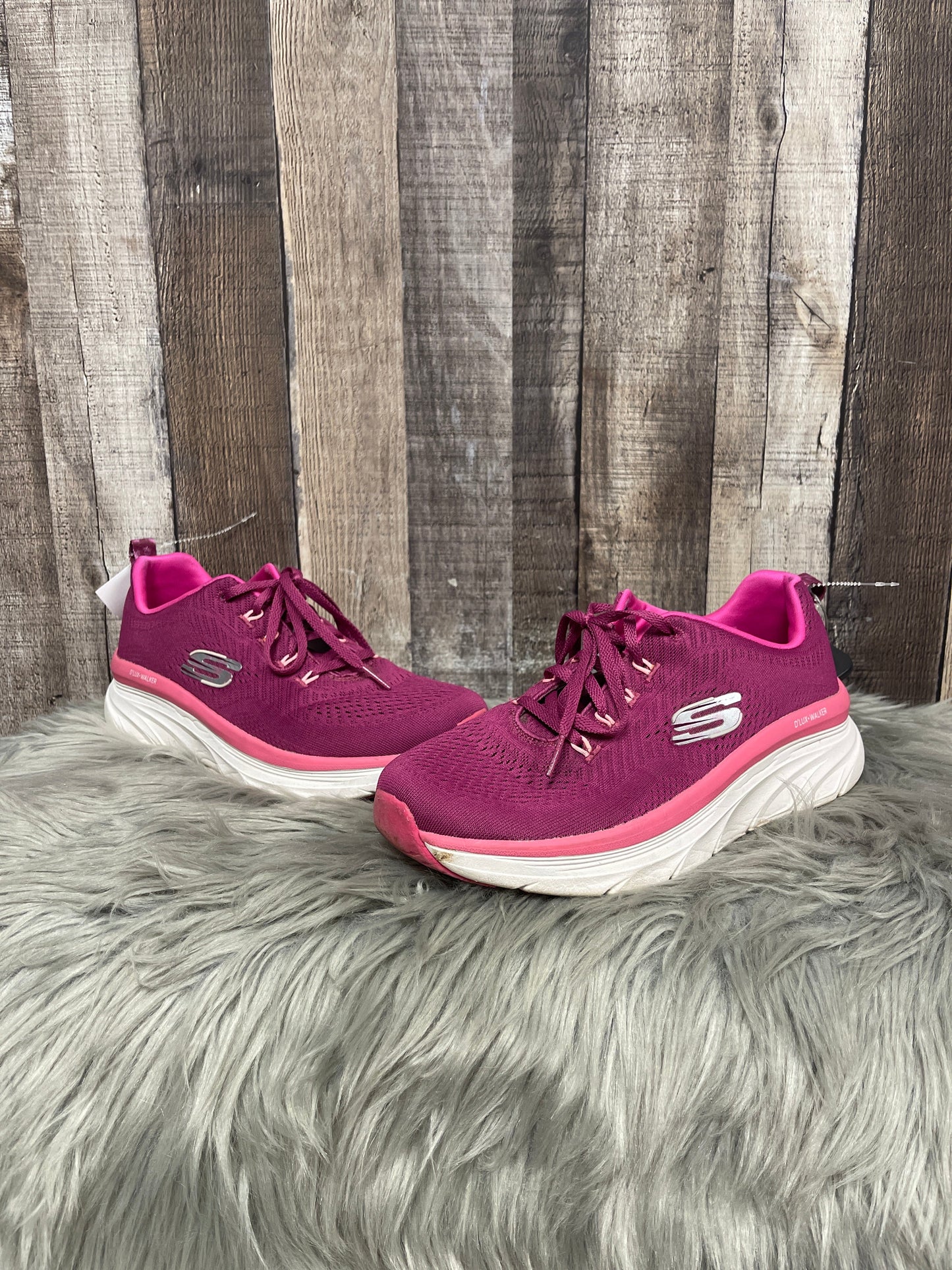 Shoes Sneakers By Skechers In Pink, Size: 10