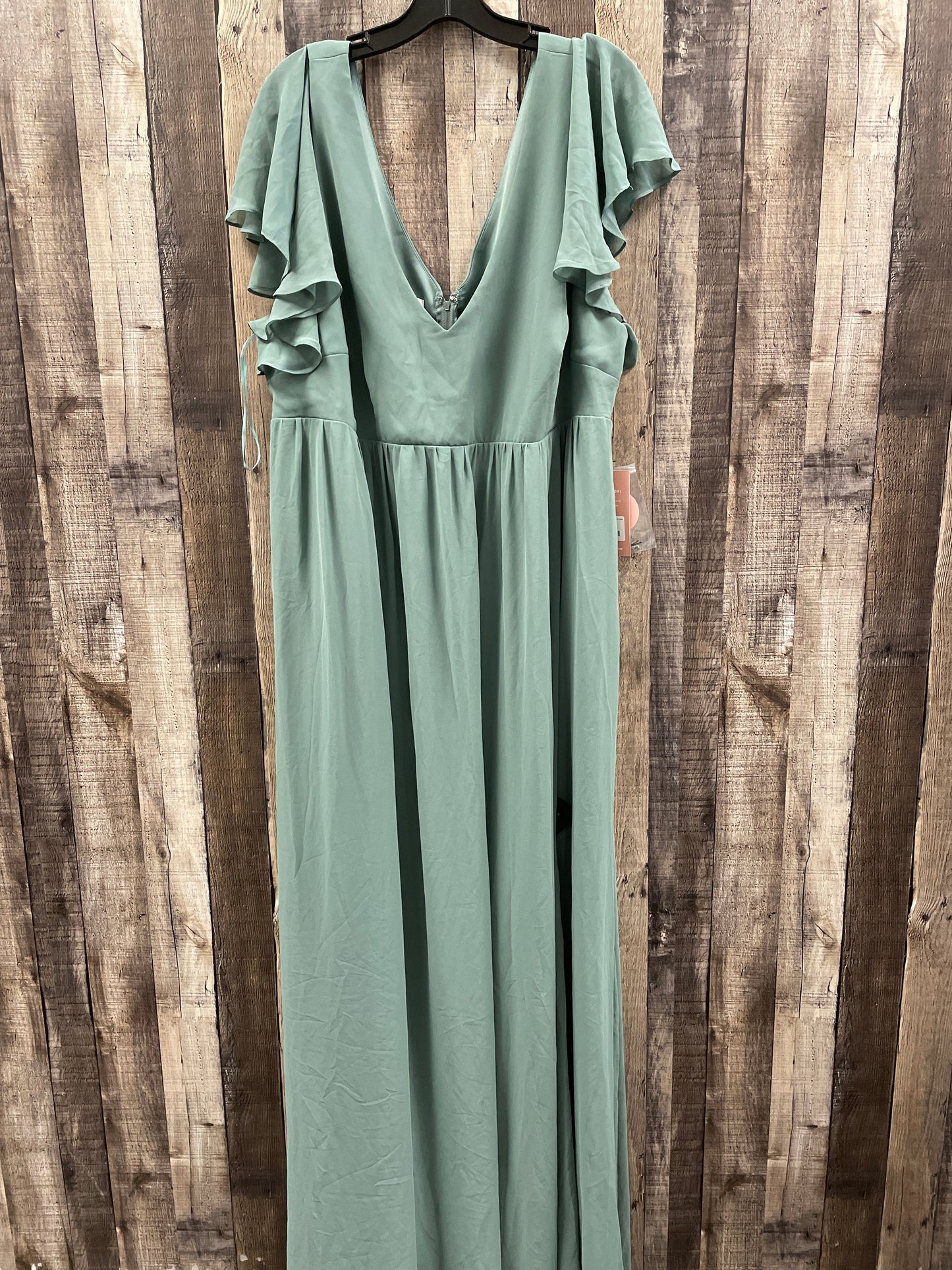 Dress Casual Maxi By Cme In Green, Size: 3x