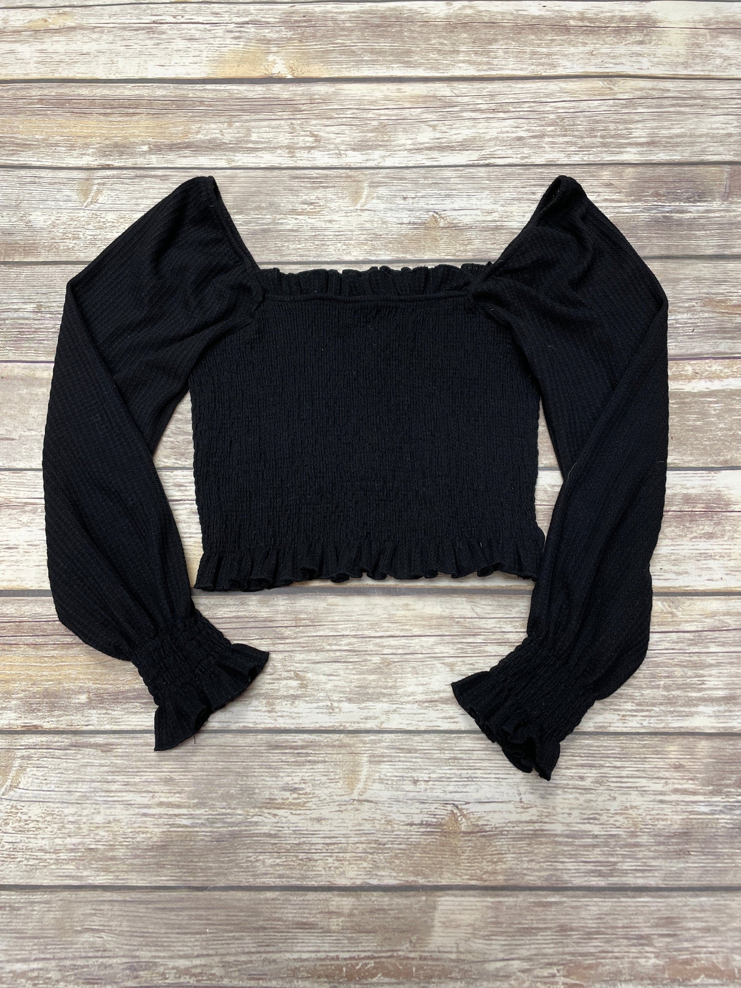 Top Long Sleeve By Altard State In Black, Size: S