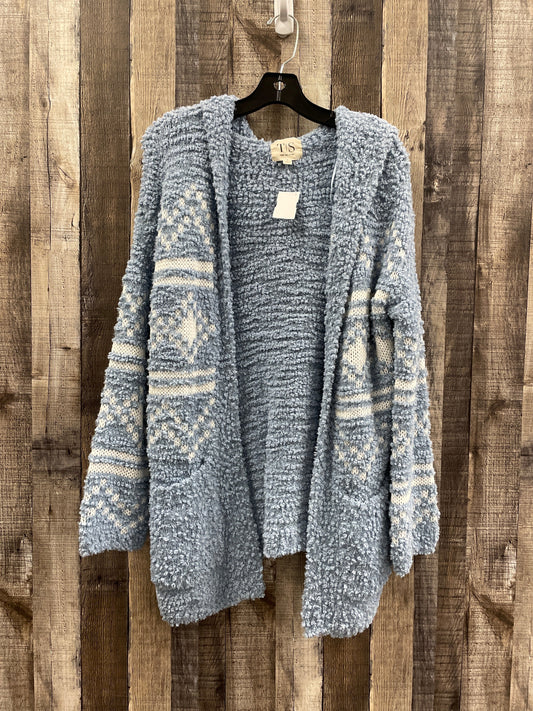 Sweater Cardigan By Cme In Blue, Size: S