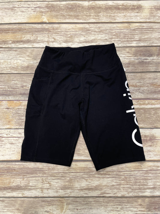 Athletic Shorts By Calvin Klein In Black, Size: S