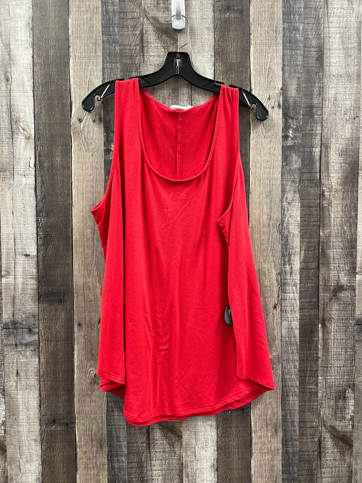 Top Sleeveless By Cme In Red, Size: 3x