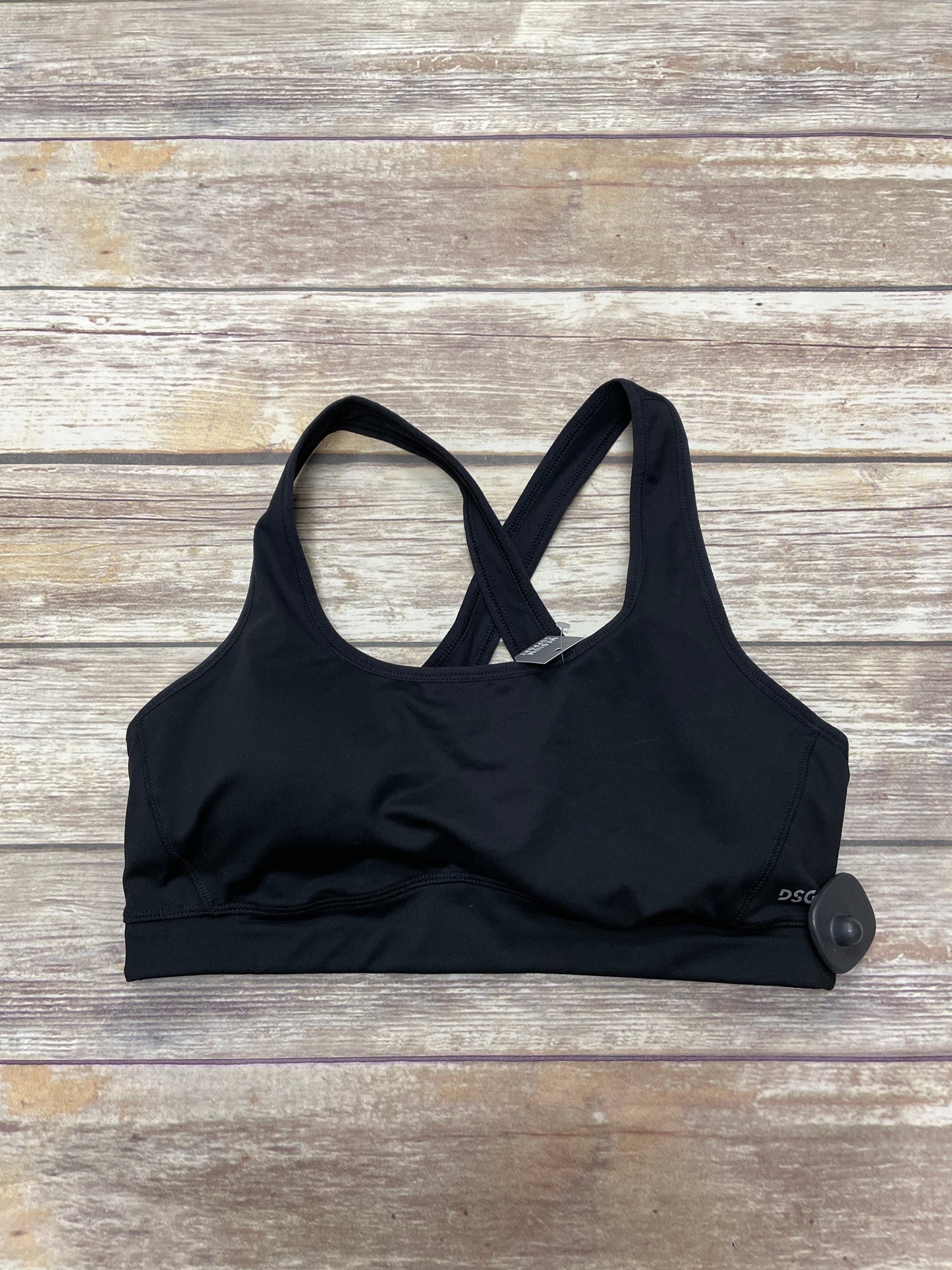 Athletic Bra By Clothes Mentor In Black, Size: L