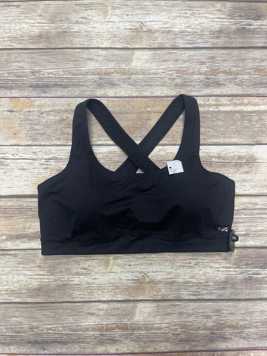 Athletic Bra By Clothes Mentor In Black, Size: Xl