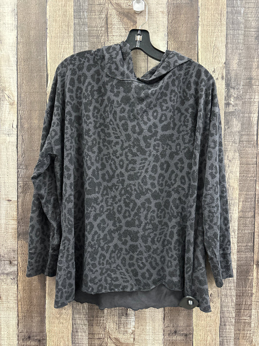 Sweater By Joan Vass In Animal Print, Size: 1x