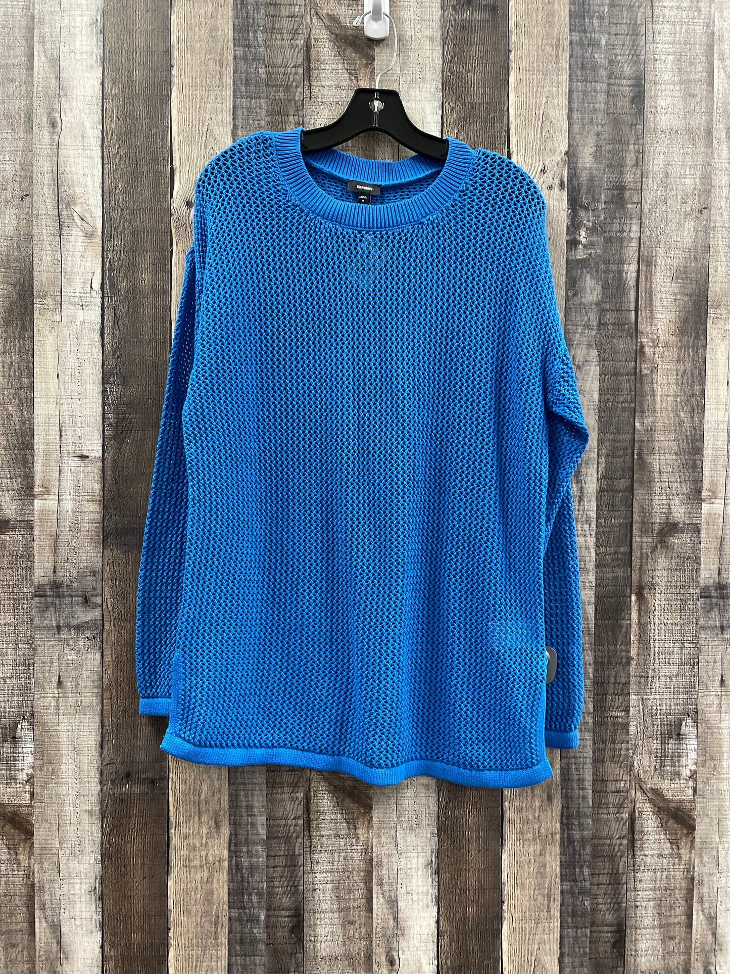 Sweater By Express In Blue, Size: M