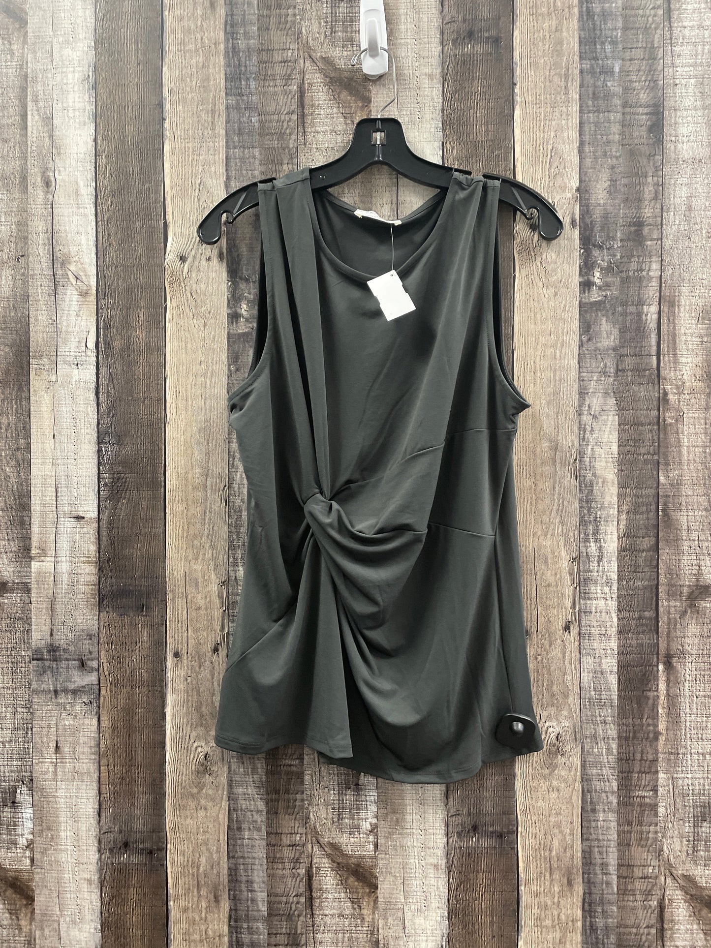 Top Sleeveless By Zenana Outfitters In Grey, Size: Xl