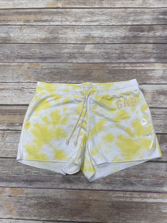 Shorts By Gap In White & Yellow, Size: L