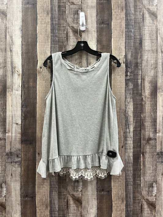 Top Sleeveless By Umgee In Grey, Size: M