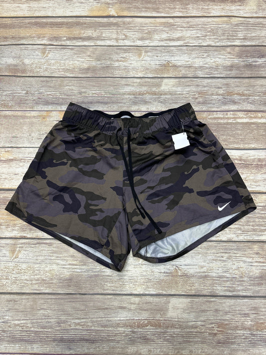 Athletic Shorts By Nike In Camouflage Print, Size: S