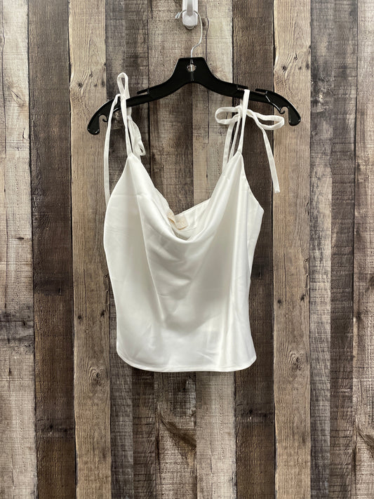 Top Sleeveless By Cme In White, Size: L