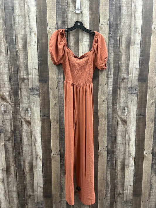 Jumpsuit By Hem & Thread In Orange, Size: M