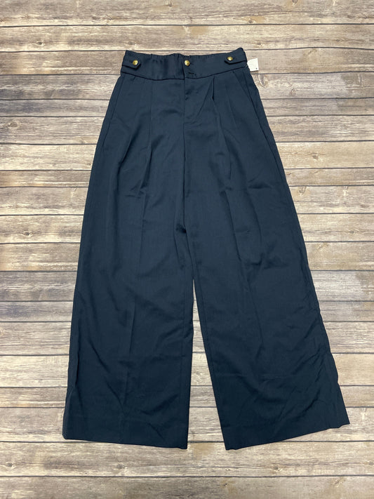 Pants Wide Leg By Banana Republic In Navy, Size: 0petite