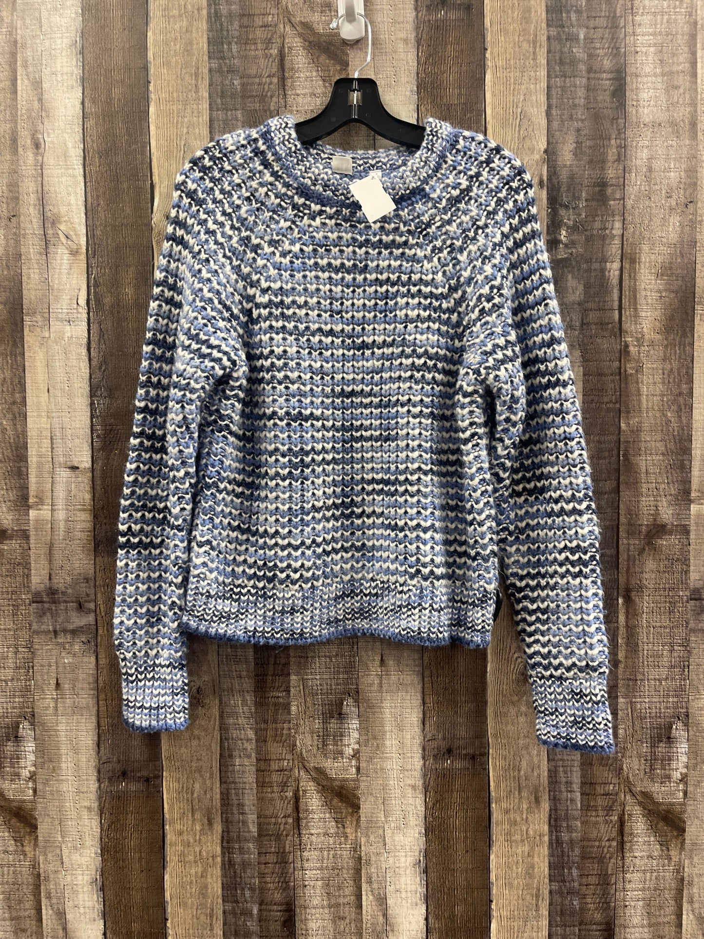 Sweater By Gap In Blue & White, Size: Xs