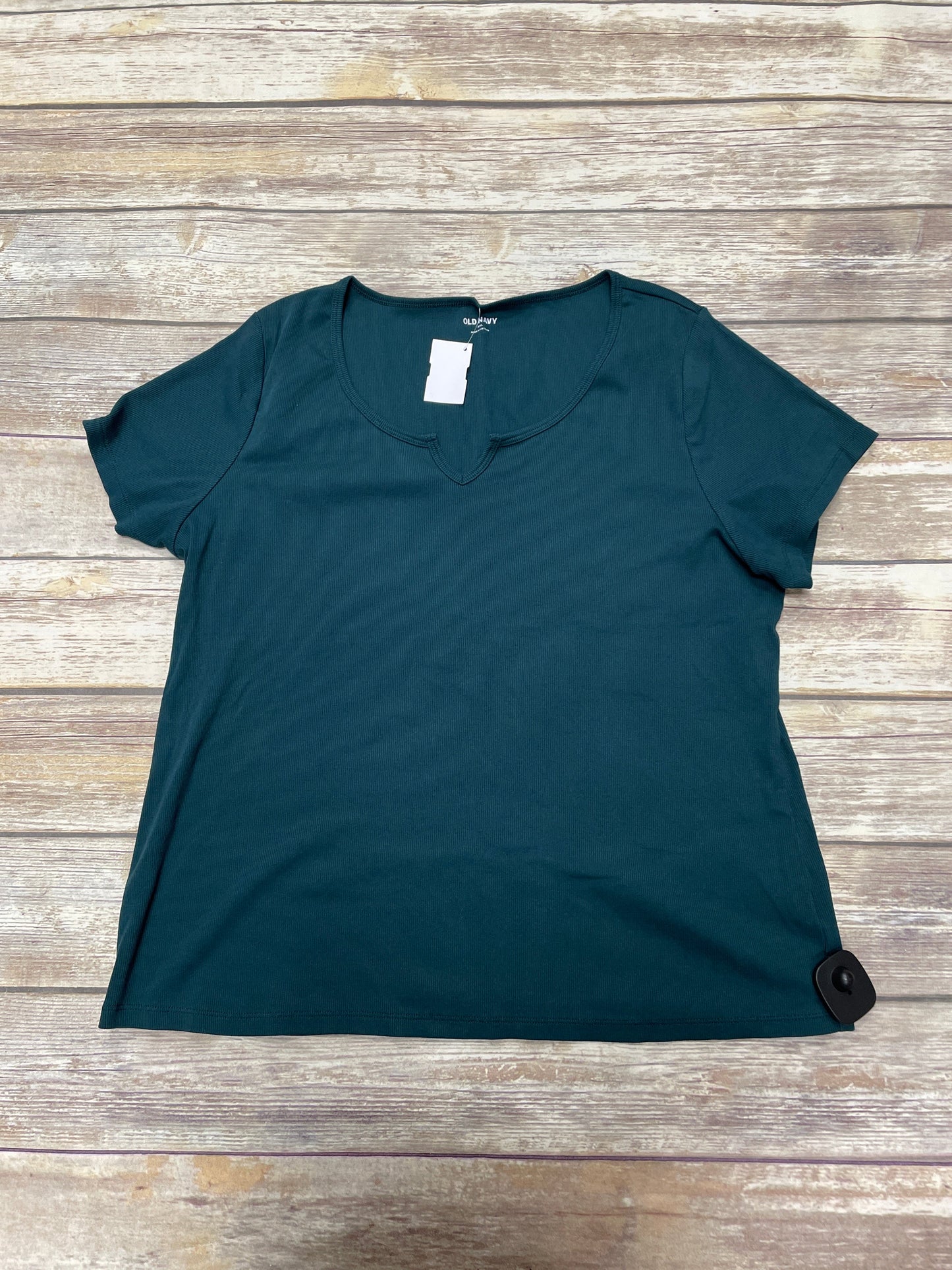 Top Short Sleeve By Old Navy In Green, Size: Xxl