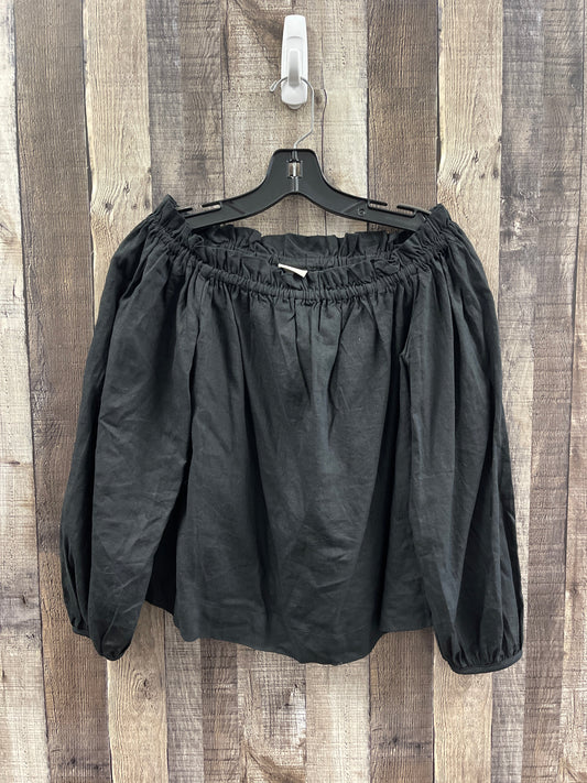 Top Long Sleeve By A New Day In Black, Size: Xs