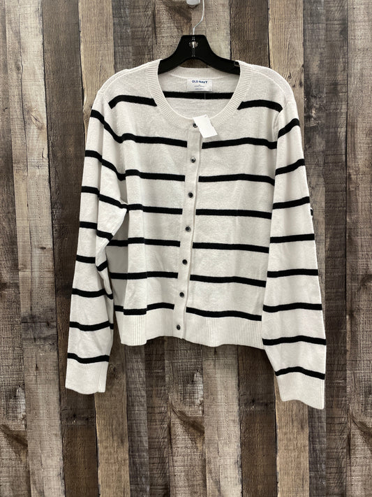 Sweater Cardigan By Old Navy In White, Size: Xl