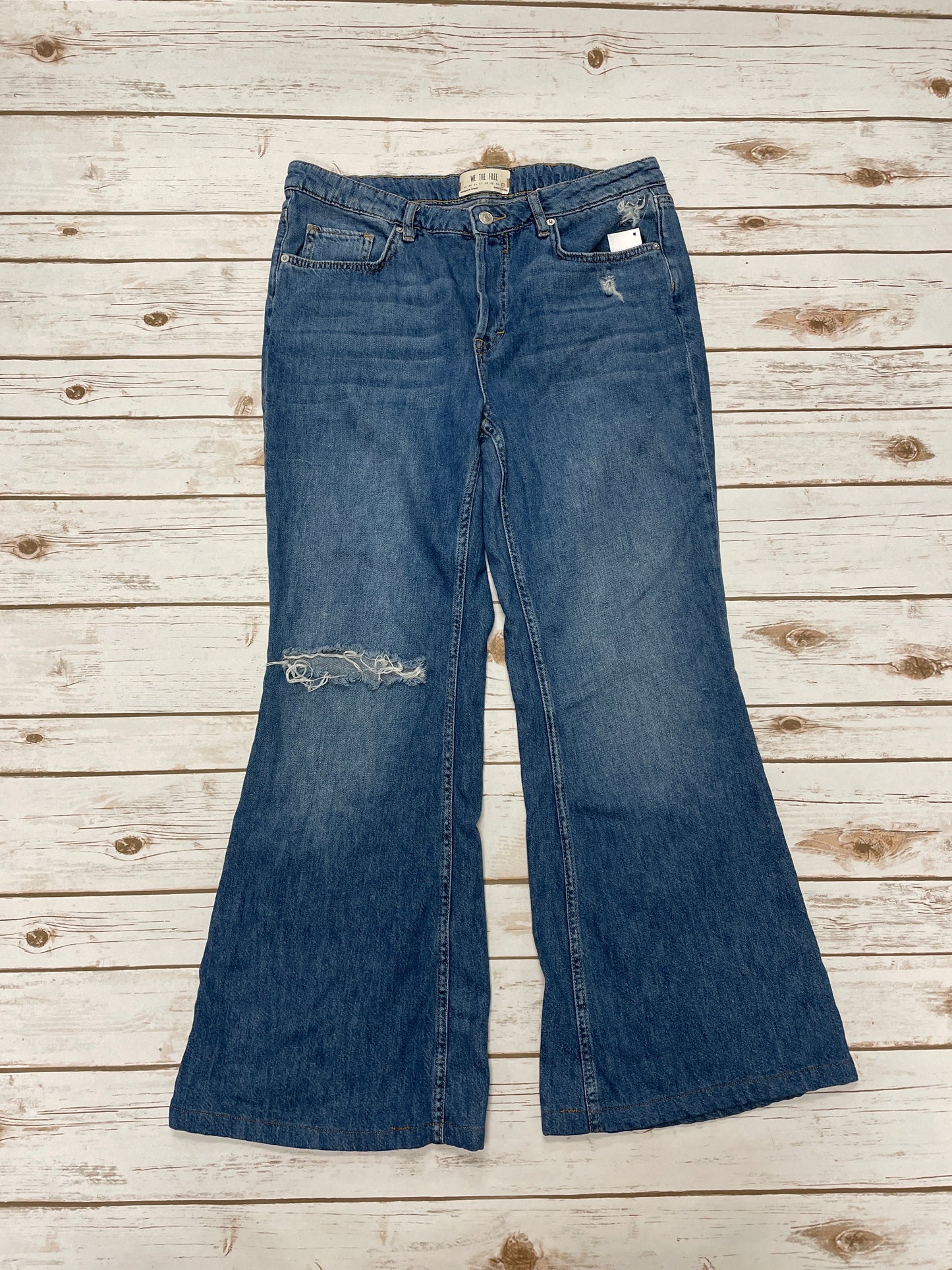 Jeans Flared By We The Free In Blue Denim, Size: 12