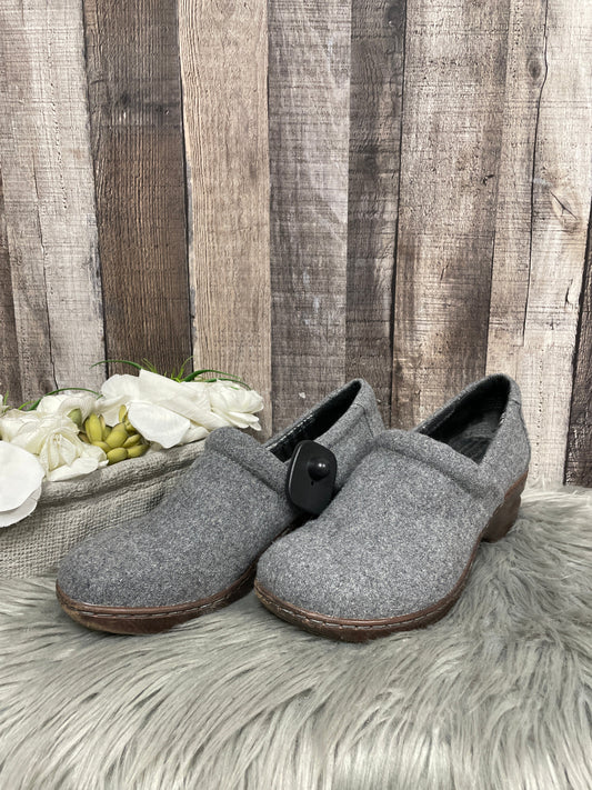 Shoes Heels Platform By Boc In Grey, Size: 9.5