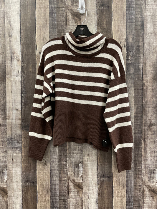 Sweater By A New Day In Brown & White, Size: Xs