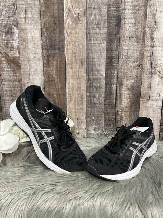 Shoes Athletic By Asics In Black & White, Size: 11.5