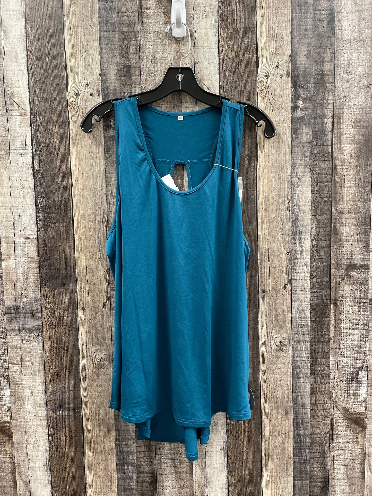 Athletic Tank Top By Cme In Teal, Size: 2x