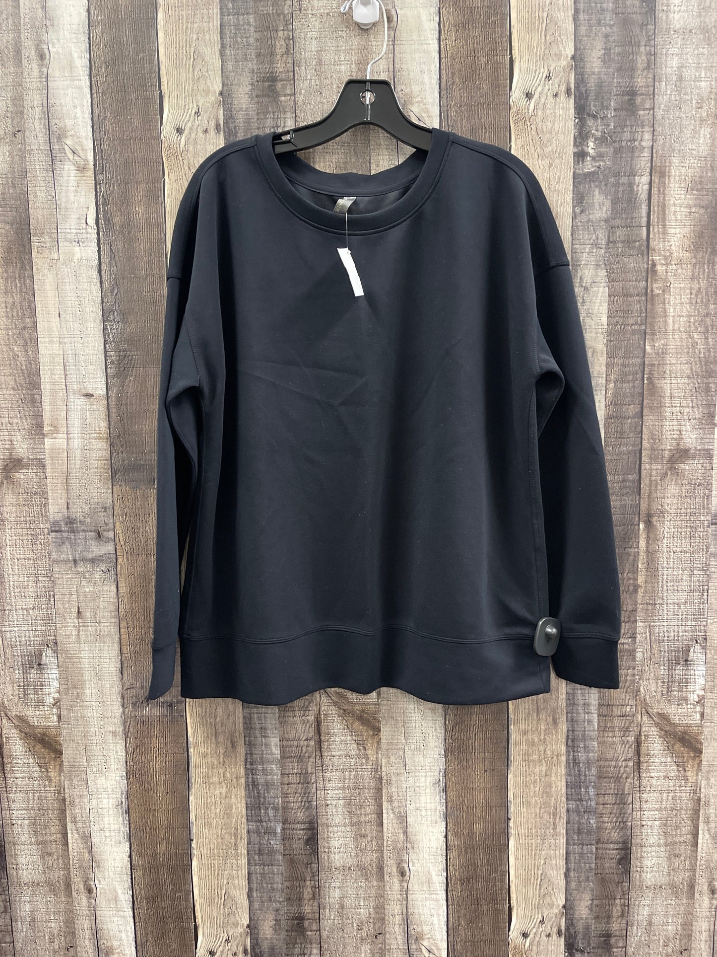 Top Long Sleeve By Mondetta In Black, Size: L