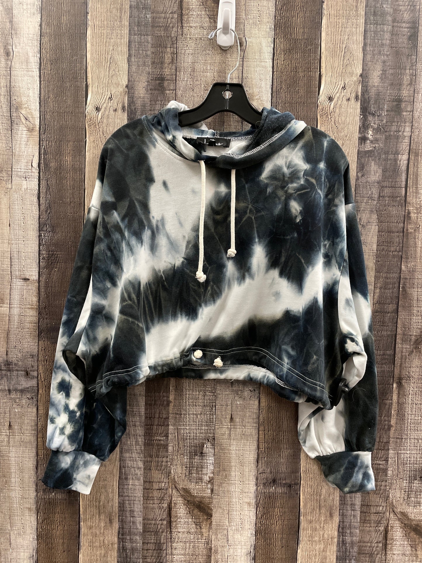 Sweatshirt Hoodie By Lulus In Tie Dye Print, Size: S