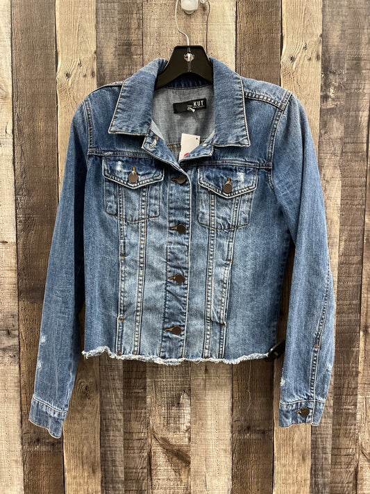 Jacket Denim By Kut In Blue Denim, Size: Xs