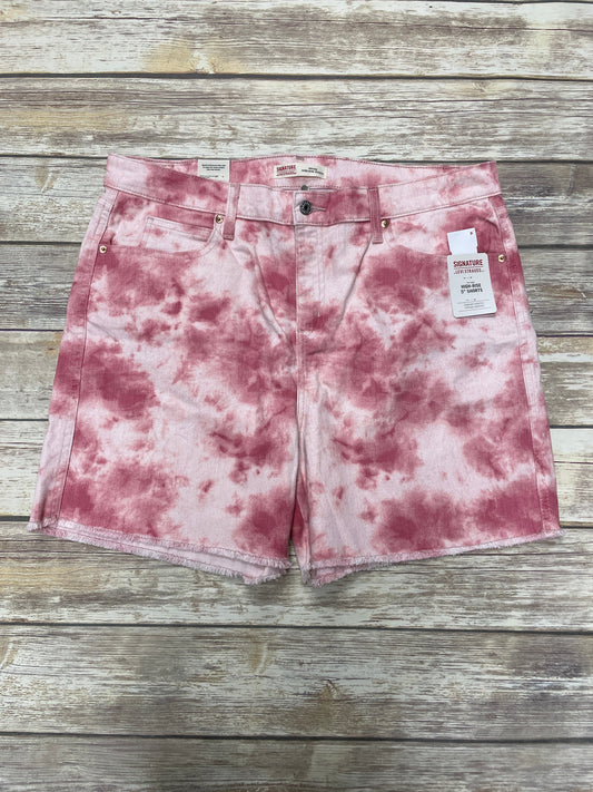 Shorts By Levis In Tie Dye Print, Size: 20