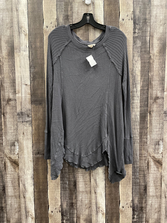 Top Long Sleeve By Jane And Delancey In Grey, Size: L