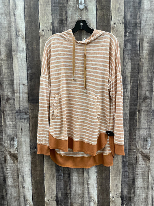 Top Long Sleeve By Kori America In Peach, Size: L