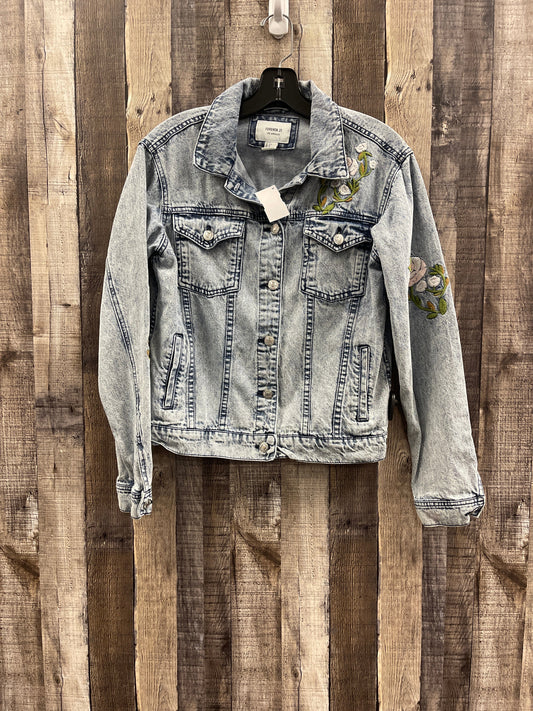 Jacket Denim By Forever 21 In Blue Denim, Size: S