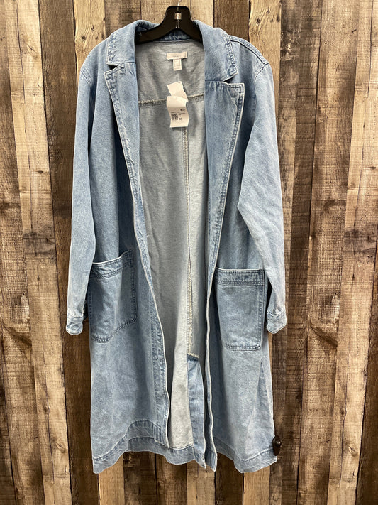 Coat Other By Forever 21 In Blue Denim, Size: Xl