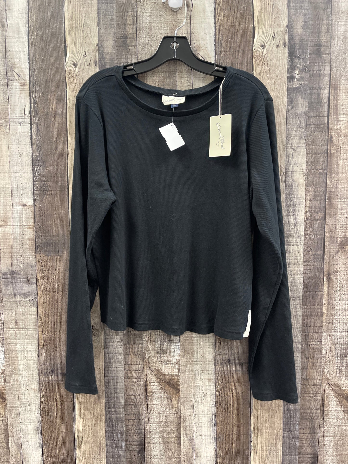 Top Long Sleeve Basic By Universal Thread In Black, Size: 2x