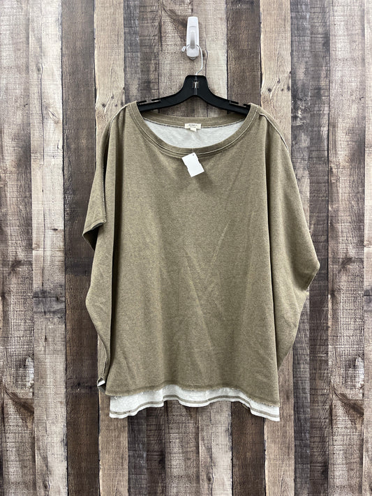 Top Sleeveless By Dylan In Taupe, Size: Xl