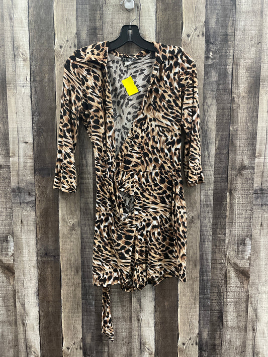 Dress Casual Short By Venus In Animal Print, Size: 4