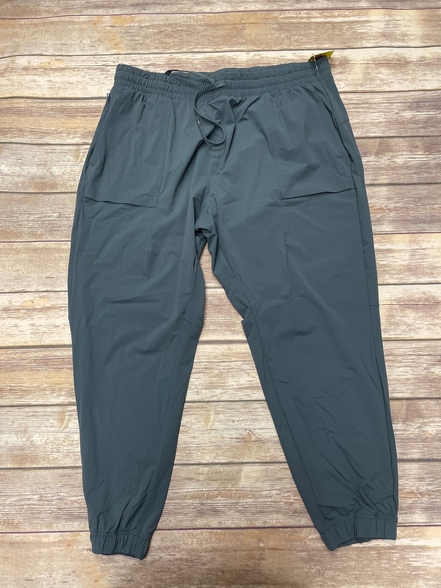 Athletic Pants By Fabletics In Green, Size: Xxl