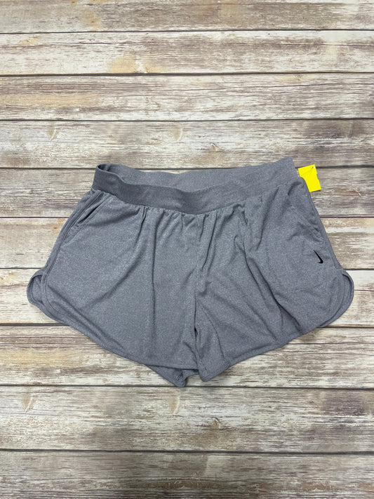 Athletic Shorts By Nike In Grey, Size: Xxl