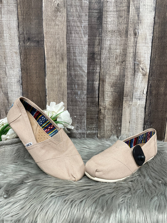 Shoes Flats By Toms In Tan, Size: 8.5