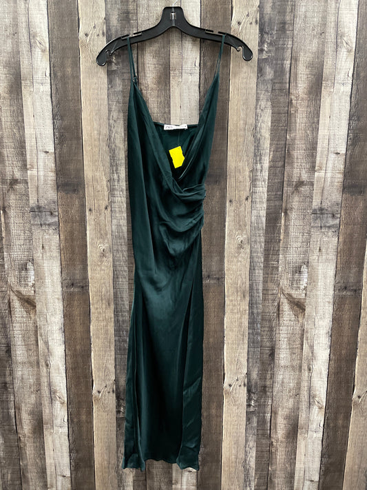 Dress Casual Maxi By Zara In Green, Size: S