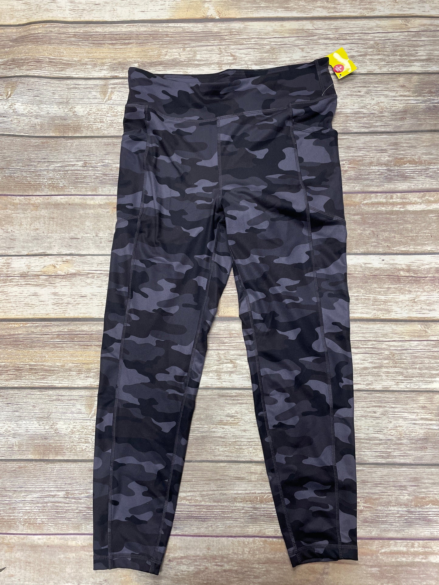 Athletic Leggings By Gapfit In Camouflage Print, Size: M