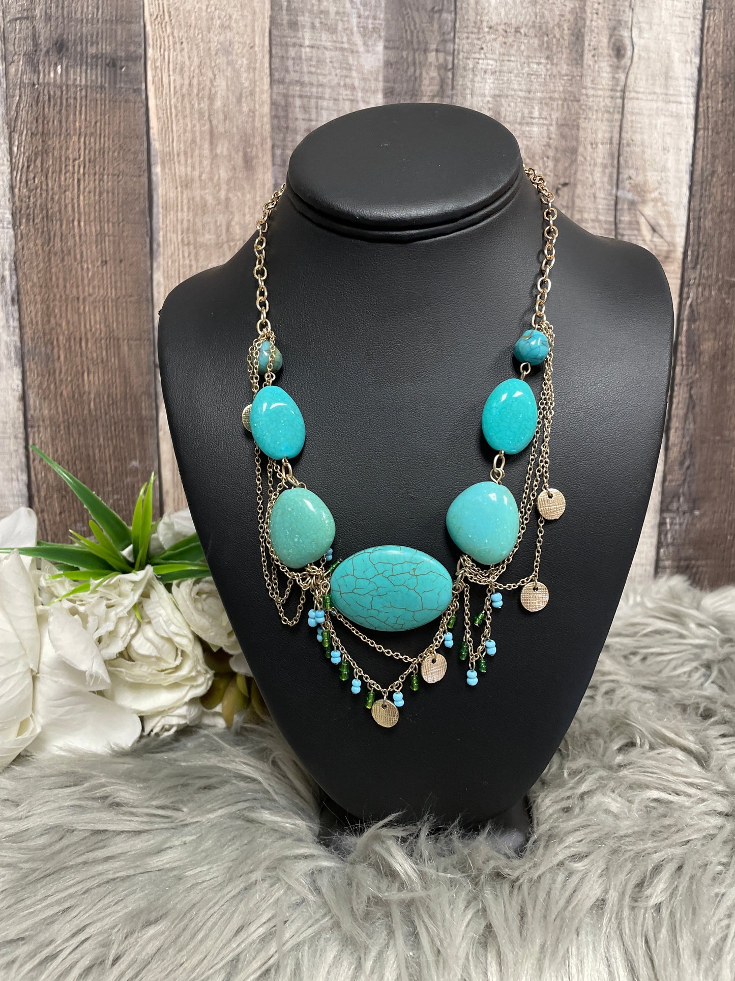 Necklace Statement By Cmf